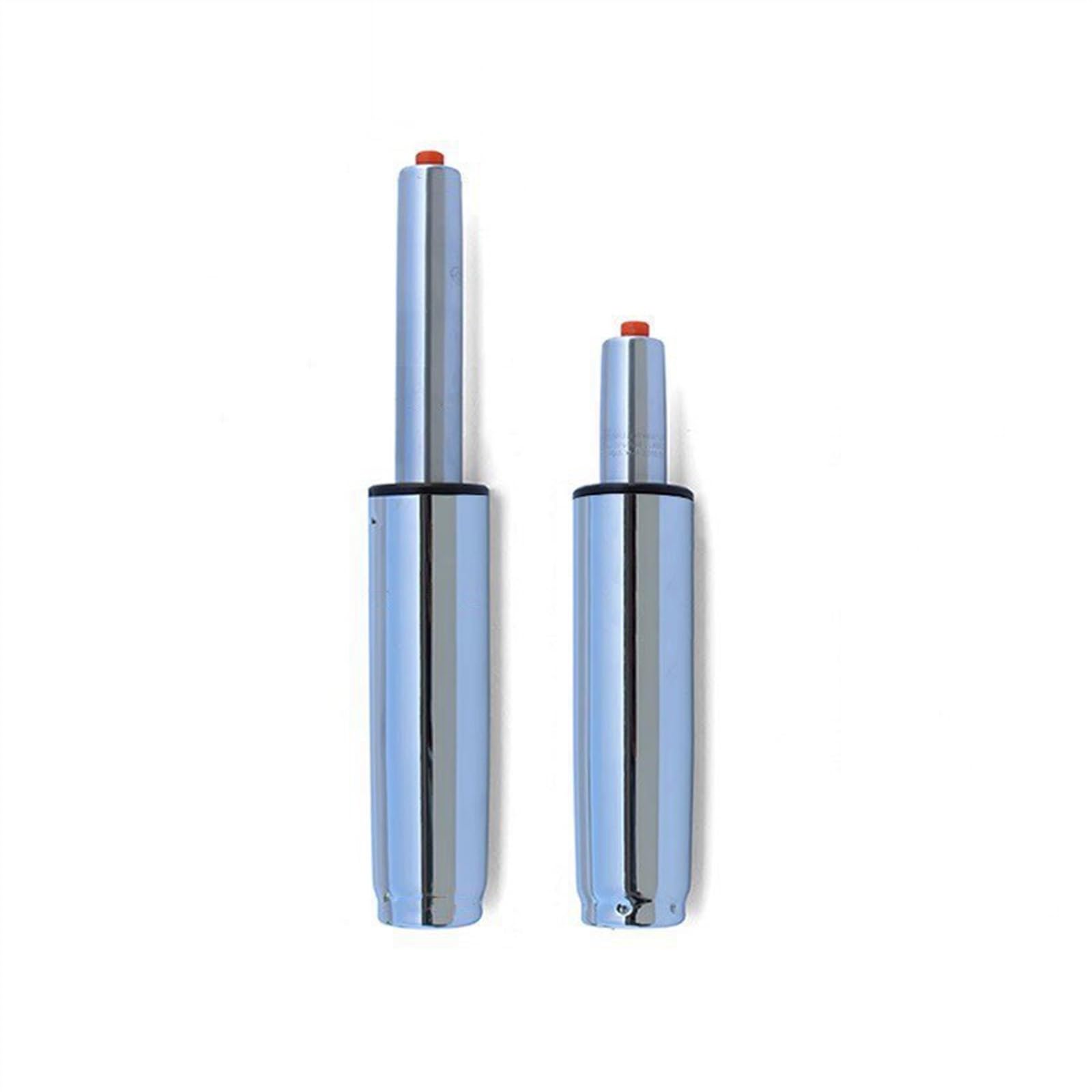 Cilindro de elevación de gas resistente para sillas de oficina, clase 4, pistón neumático de repuesto, silla de juegos, elevación hidráulica, 17,5 cm de altura, color plateado
