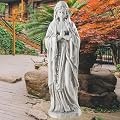 Keslecy Virgin Mary Statue Outdoor, Religious Garden Statue, Blessed Mother Outdoor Statue, Large Outdoor Garden Statues Home Yard Patio Lawn Hallway