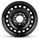 New OEM Replacement Wheel for 2020-2024 Ford Bronco 17x7.5 inch Steel Rim Painted Black Fit 235/55R17