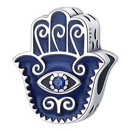 Njxinjiabo Protective Hand Charm Bead For Women Charm Bracelets, 925 Sterling Silver Nature Mother's Day Halloween Birthday Christmas Jewelry Gift For Girls #TOP11