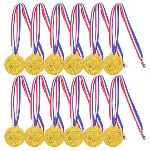Medallas de tela y aleación PRETYZOOM para 50 niños en fiestas