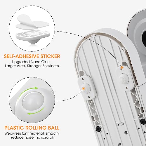 AIEVE Mini Ruedas Adhesivas para Electrodomésticos de Cocina, Paquete de 8 Ruedas Giratorias de 360°, Deslizadores Autoadhesivos para Encimera y Muebles Pequeños - imagen 3