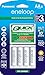 Panasonic K-KJ55MCA4BA Advanced Individual Battery 3 Hour Quick Charger with 4 AA eneloop Rechargeable Batteries, White