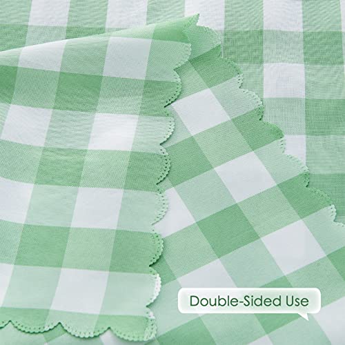 Rectanglecheckeredtableclothbuffaloplaidyarndyedtableclothwashableginghamtableclothsforeasterkitchenholidaydinnerdiningandoutdoorpicniclightgreen5570  Urban Country Home Decor Rectangle checkered tablecloth buffalo plaid yarn dyed table cloth washable gingham tablecloths for easter kitchen holiday dinner dining and outdoor picnic light green5570  urban country home decor