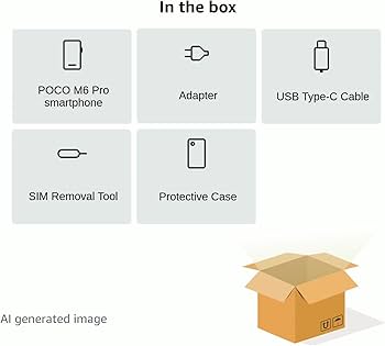 POCO M6 シルバー 8GB/256GB SIMフリー グローバル版 Amazon.com: Poco M6 4G LTE GSM (256GB + 8GB) 108MP Triple