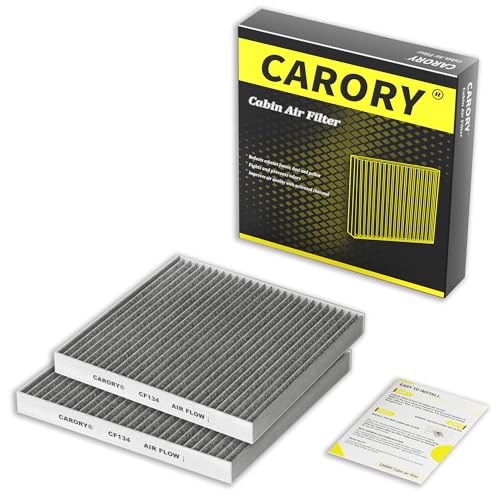 2 Pack Cabin Air Filter w/Activated Carbon for Honda Accord 20032022 Civic 20062015 CR-V 20072016 Odyssey 20052017 Pilot 20092022 Ridgeline 20062025 Acura MDX 20072020 and More