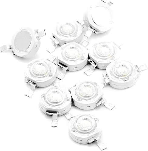 Miniatura 2 de CHANZON 10 piezas de chips LED de alta potencia en placa 3W azul (400mA - 500mA  DC 3V - 3.4V  3 vatios) Diodo de emisor de luz SMD COB de