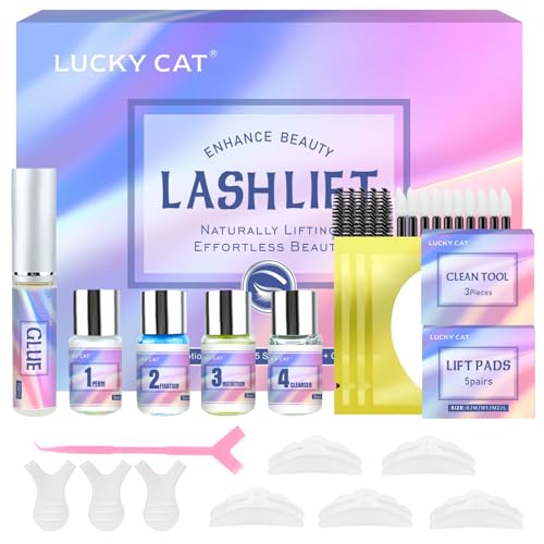 Kit de Lifting Pestañas Profesional, 2026 Actualizado Kit de Semipermanente de Lifting Pestañas, Profesional Natural Lash Lift Kit, Dura de 6 a 8 Semanas, Adecuado Para Salón y Uso Doméstico