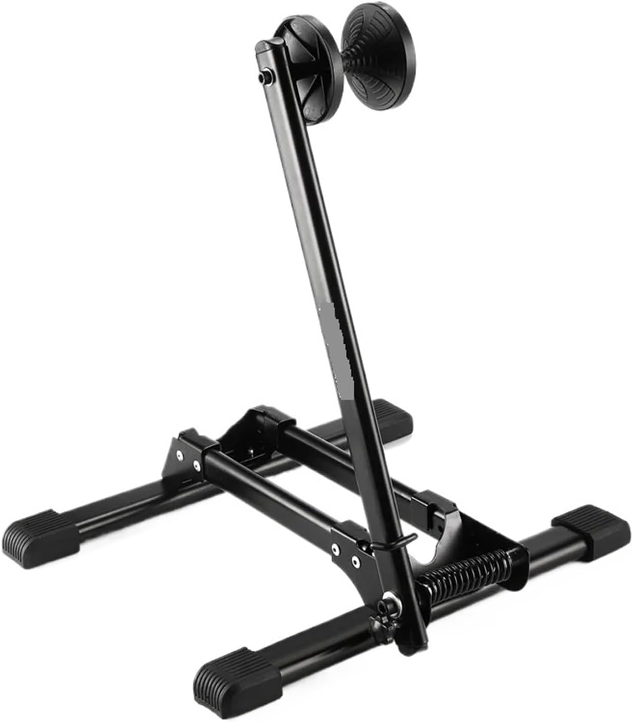 Double Pole Bike Parking Rack Foldable Indoor Bike Storage Stand Bike Repair Stand Road Cycling Accessories(Single Pole Rack)