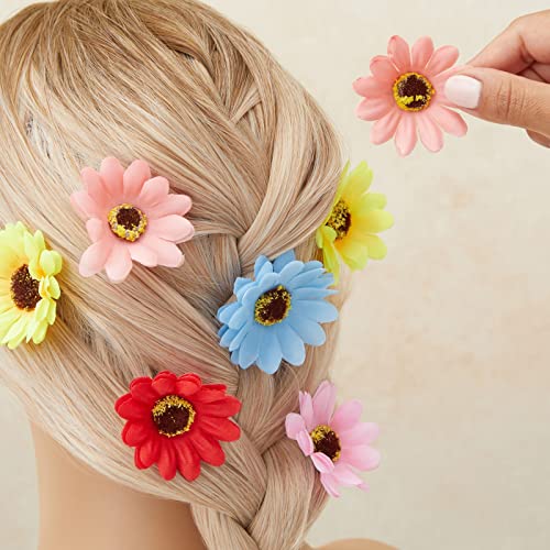 Juvale 60 Pack Artificial Daisy Flowers Heads, 2-Inch Colorful Fake Flowers, Bulk, For Crafts, Wedding Decorations (6 Colors) #TOP4