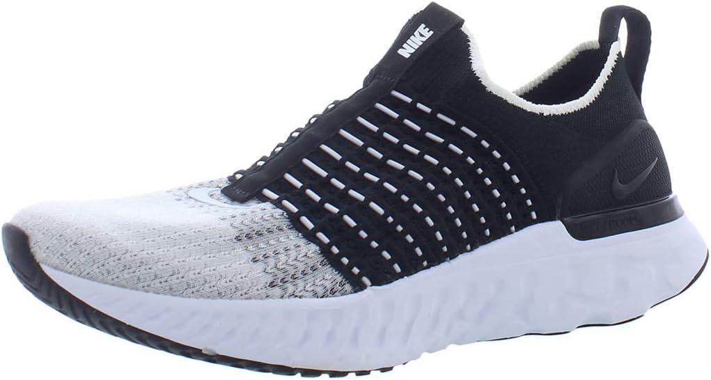 Nike React Phantom Run Fk 2 Womens Shoes Size 9, Color: Black/White-Black