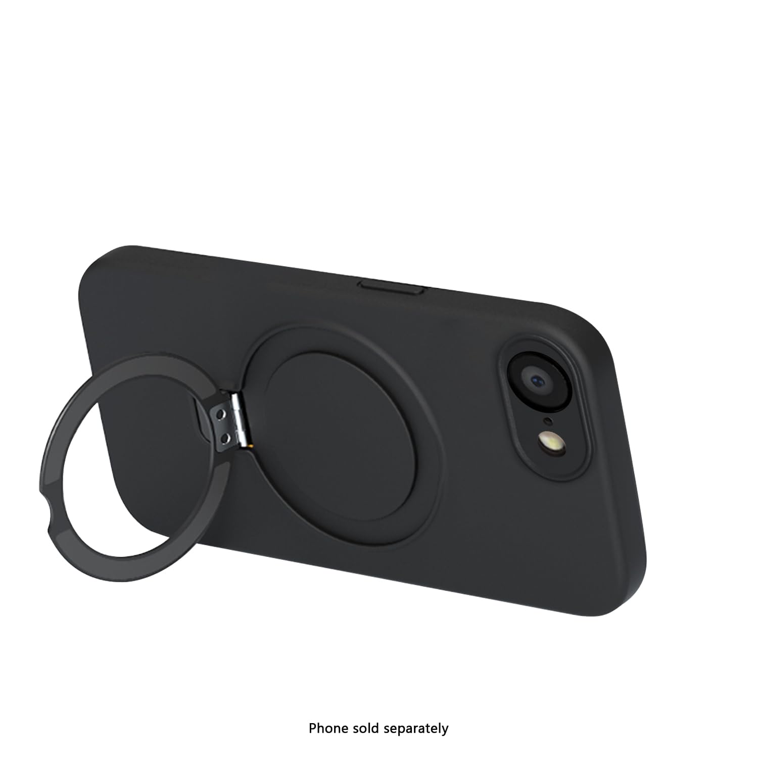SaharaCase - Custodia in silicone con supporto compatibile con MagSafe per iPhone 17e e iPhone 16e, Scorpion Black, (CP00810)