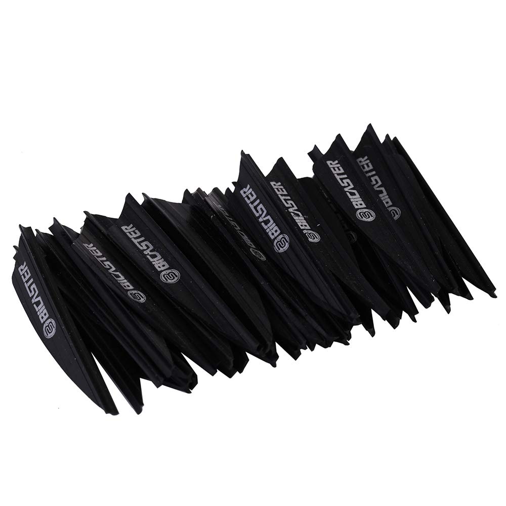 Letszhu Lot de 25 ailettes de tir à l'arc en plumes de dinde véritable