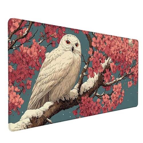 Tapis de souris rose antidérapant XXL pour éviter les glissements et protéger le bureau