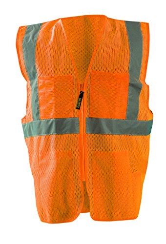 Image of Occunomix LUX-SSGCS-OL /XL Class 2 High Visibility Mesh Surveyor, Large /X-Large, Orange