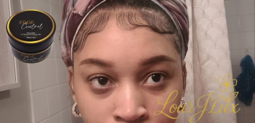 Miniatura 5 de LourJlux Control de bordes  Agarre extra fuerte de 3.53 onzas  Domador de borde transparente para cabello natural y relajado  Sin escamas, sin