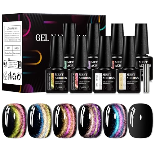 Set de Esmaltes Gel Cat Eye 9 Piezas miniatura 1