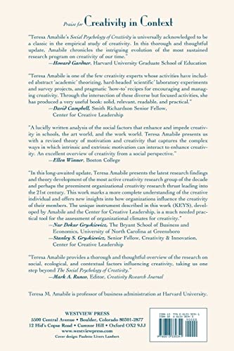 Creativity in Context: Update to the Social Psychology of Creativity