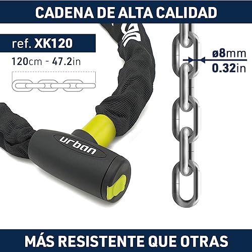 Opiniones y reviews de Cadena bicicleta antirrobo - los más vendidos. 21 Imagen adicional