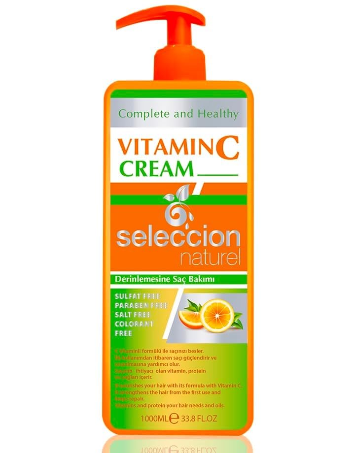 Seleccion Naturel 1000 ml Vitamin C Cream Derinlemesine Saç Bakım Kremi