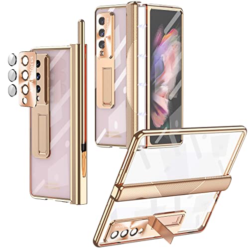 Amazon.co.jp: Galaxy Z Fold4 / W23携帯全面保護透明ケース+ペン