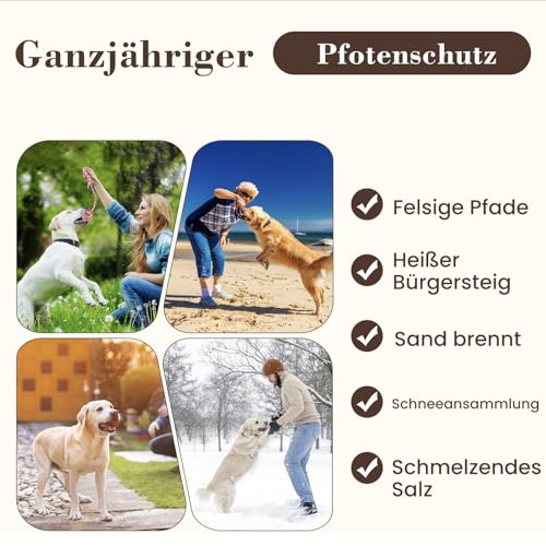 Tinioey Pfotenbalsam Hund (68g Stick) - heilt, repariert und regeneriert trockene, rissige & beschädigte Pfoten, Pfotenpflege Pfotenschutz Hund, Hundepfoten Balsam, Hundezubehör, Hunde Geschenke