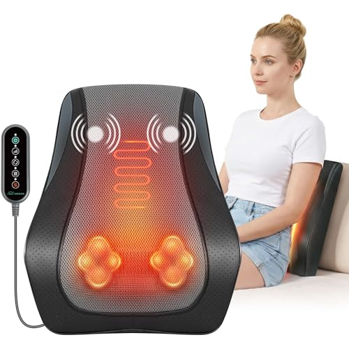Snailax Shiatsu Back & Neck Massager with Heat