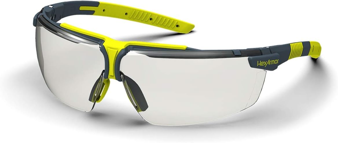 HexAmor VS300 Variomatic Anti Fog and Scratch Resistant Safety Glasses