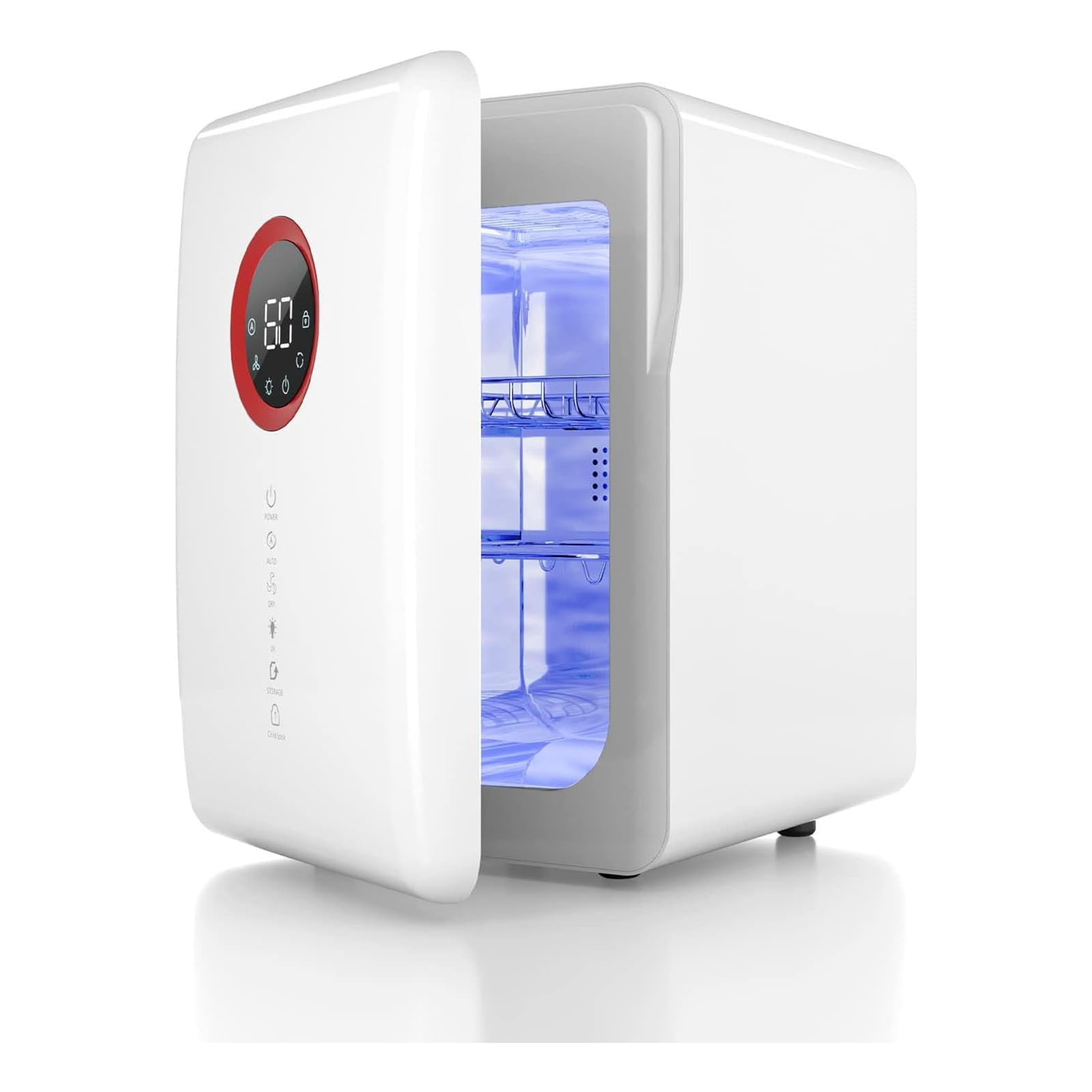 Contenitore per L'asciugatura da 18 Litri per Biberon, Scaldabiberon Multifunzione, Asciugatrice UV, con Grande capacità, per Biberon, Strumenti di Bellezza