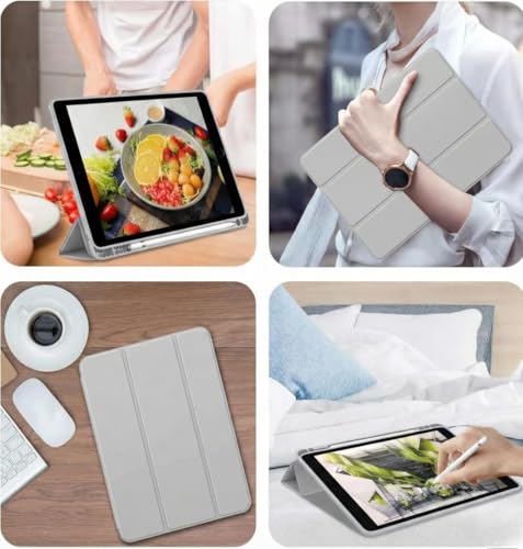 Image of ProElite Cover for Lenovo Idea tab Pro 2nd Gen 13 inch 2026 case Cover [with Pen Holder], Soft Flexible Flip Case Cover for Idea tab Pro 2nd Gen 13 inch 2026 [Recoil Series] - Grey