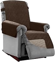 Vista 81 de Sofa Shield - Funda para sofá Loveseat con correa patentada, protector de cojines, funda reversible resistente a manchas y desgarros de perros