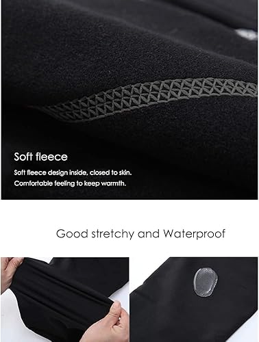 Miniatura 4 de Pantalones de patinaje sobre hielo para niñas, leggings de práctica de forro polar para adolescentes, pantalones de patinaje