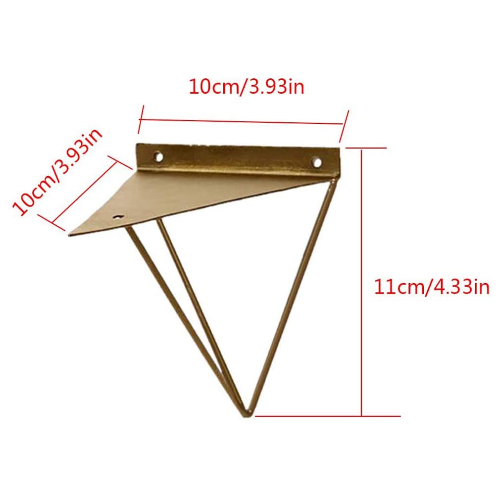 2PCS Support D'Étagère Mural Rétro 30cm Équerre Pour Étagere Murale Industrielle Equerre Mural
