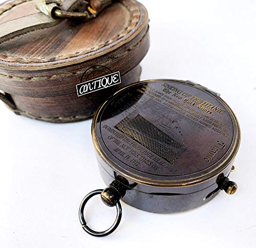 Titanic Sinking Printed DIAL Compass Working Magnetic Needle Navigation Boating Tool Marine Gifts