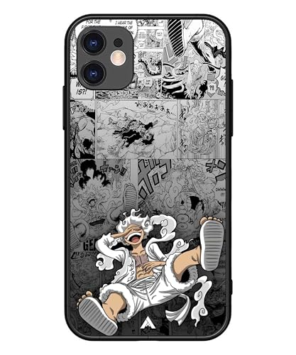 Image of Premium Anime 2 Case for iPhone 11 (Glossy Finish) Soft-Touch Metal TPU Back Cover, Shockproof, Designer, Aesthetic Mobile Phone Case