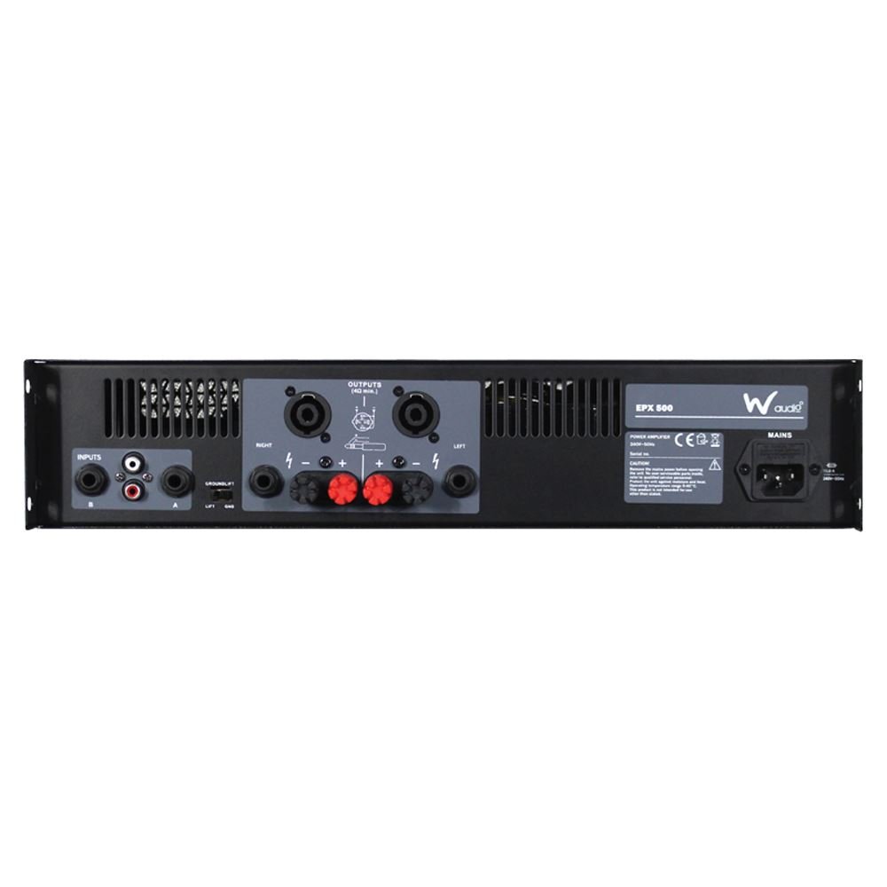 W-Audio EPX 500 Profi 500W Stereo-endverstärker EPX500 Amp