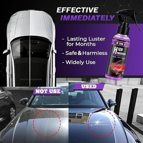 Spray de Cerámica para Auto 3 en 1 Protección Nano miniatura 5