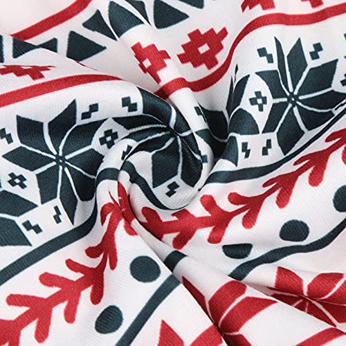 Kerstmis fun-nachtkleding Kerstmis huispak pajama, familie pyjama's outfit moeder vader kind kerstkostuum set - Afbeelding 3