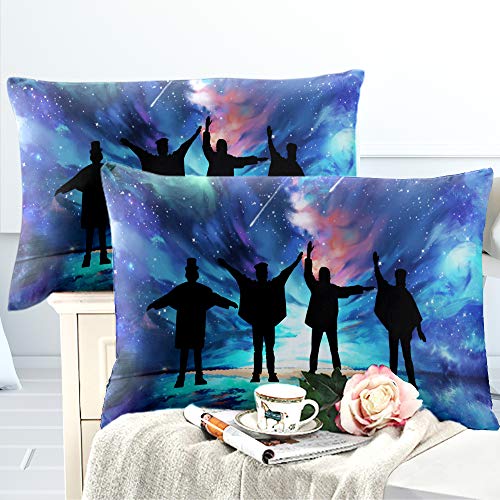 no!no! Beatles Bedding 3 Pieces King Size Cartoon Duvet Cover Quilt with The Picture of Beatles +1 Pillowcase - Les Beatles, Paul McCartney, John Lennon, RIngo Starr, George Harrison no!no! Beatles Bedding 3 Pieces King Size Cartoon Duvet Cover Quilt with The Picture of Beatles +1 Pillowcase – Image 7