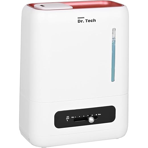 Dr Tech J820 Ultrasonic Humidifier Cool Mist Air Purifier D