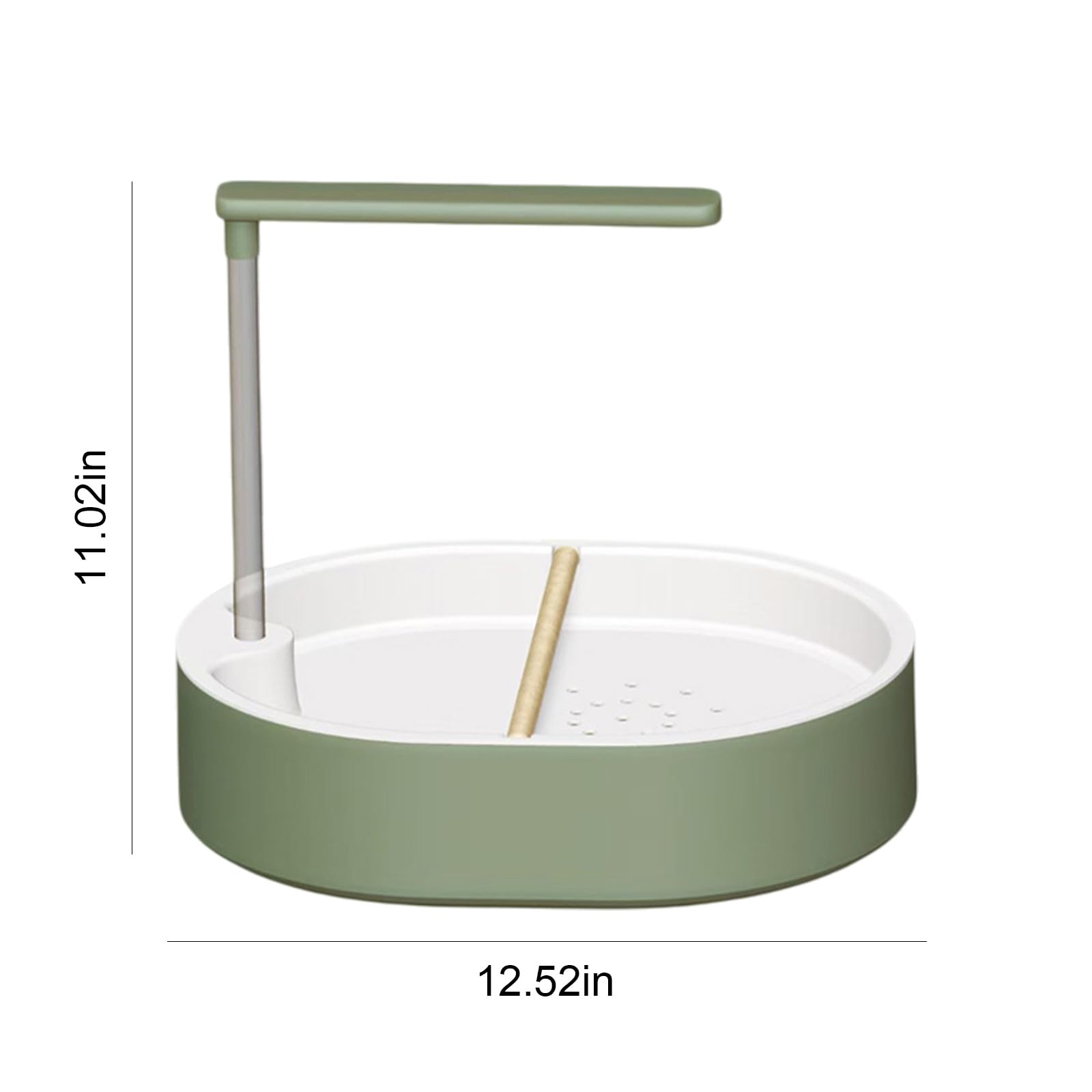 Bain de volière Universel pour Oiseaux : Fontaine de Douche Automatique pour perruches, Grand Bain pour Perroquet, Baignoire à Eau circulante pour perruches, Conures, cacatoès et Diamants de Gould