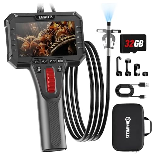 KAIWEETS Articulating Endoscope Camera