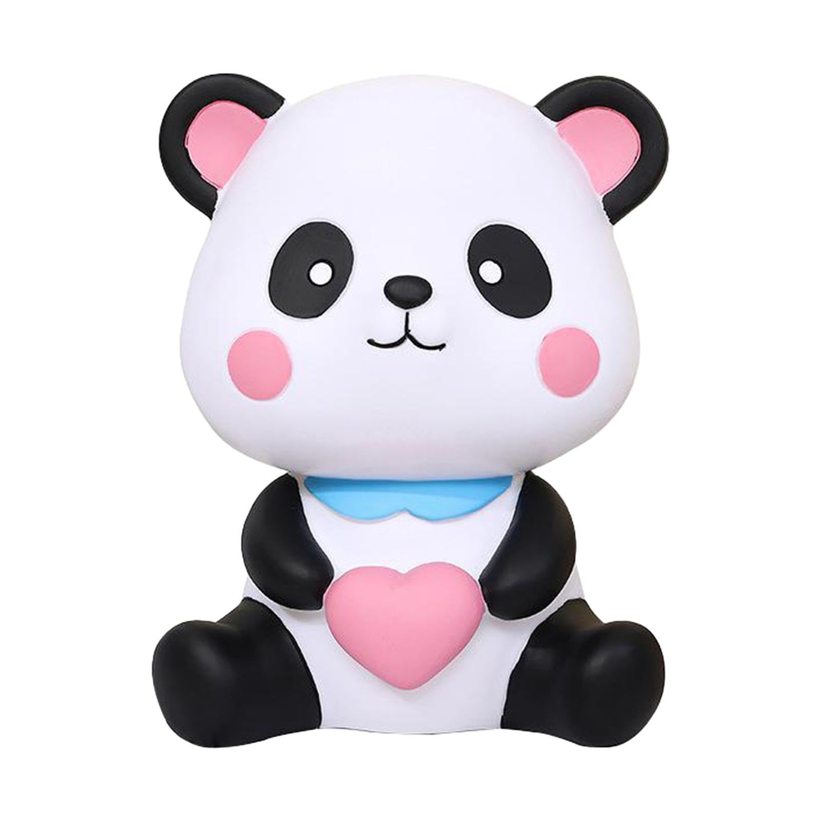 TWISAXC Cute Cartoon Piggy Bank Panda Figurines Money Saving Jar Gift For Kids Panda Piggy Bank Can Cultivate Childrens Money Management Concept Statue Saving