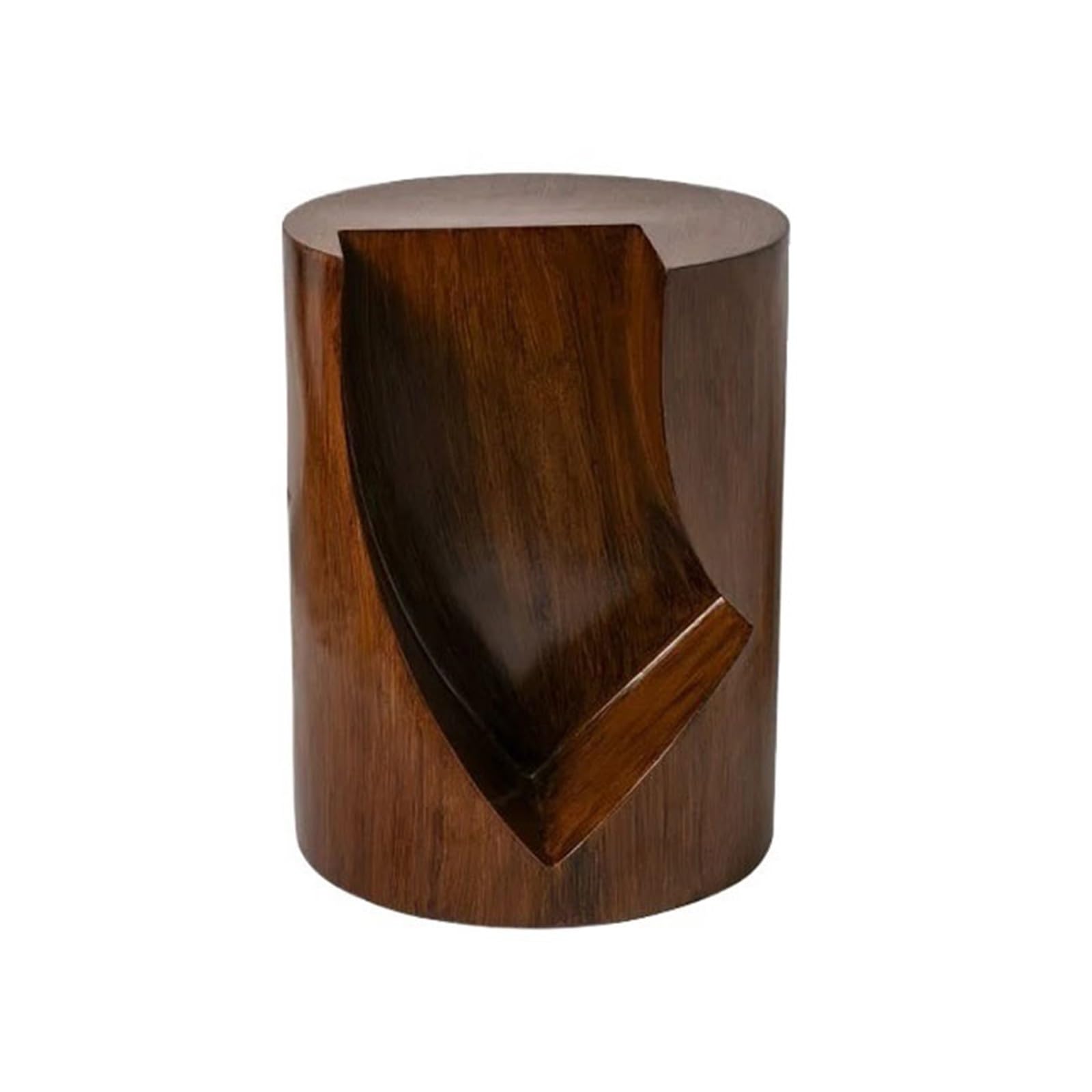 XUJUAN-0227 Bookshelf Creative Retro Resin Bookshelf Home Minimalism Stump Side Table Stool