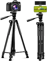 Tripé Universal Profissional para Câmeras Fotográficas - Preto
