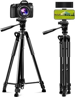 Tripé Universal Profissional para Câmeras Fotográficas - Preto