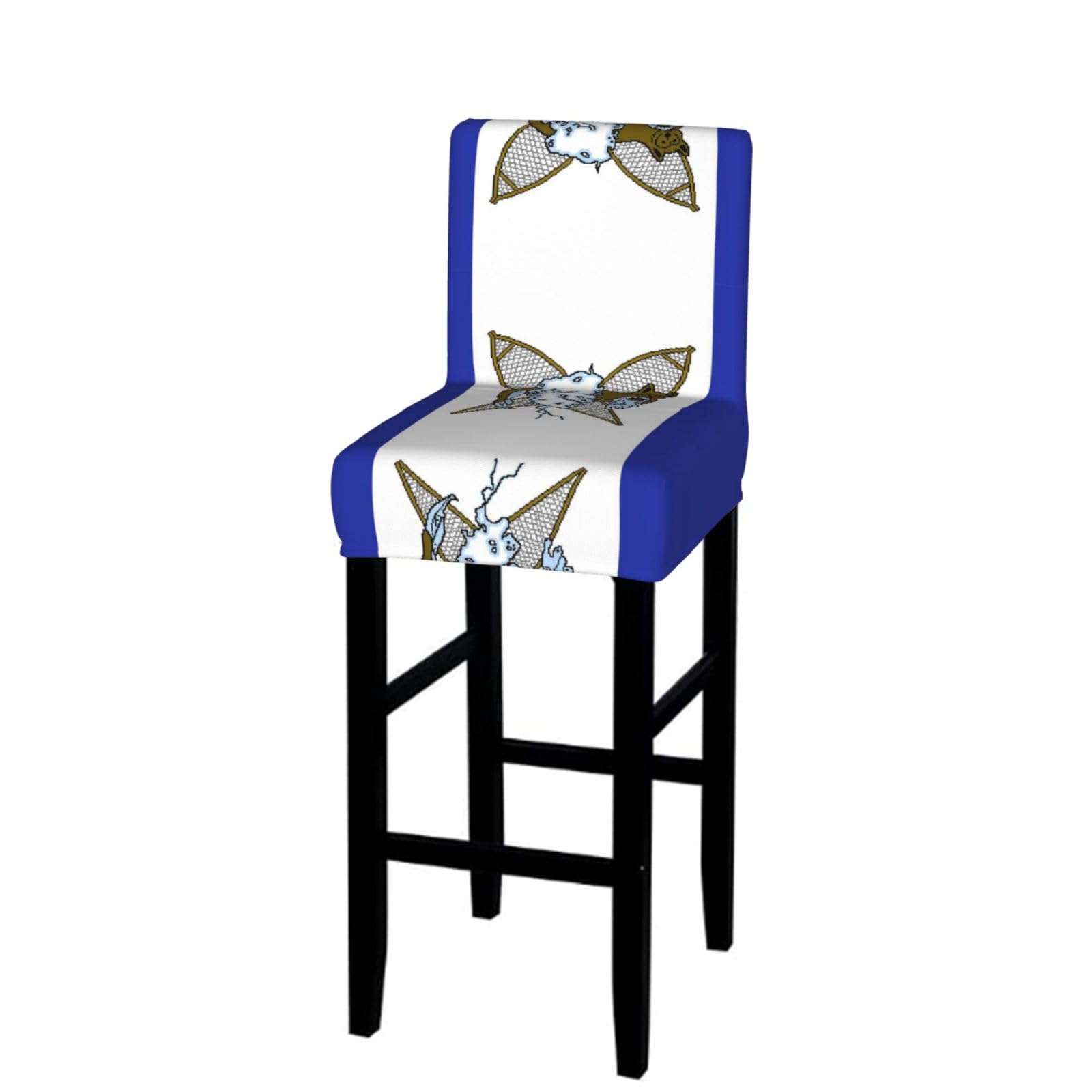 CNTDBU Whati Flags Bar Stool Cover-Stretchy Chair Slipcover for Kitchen