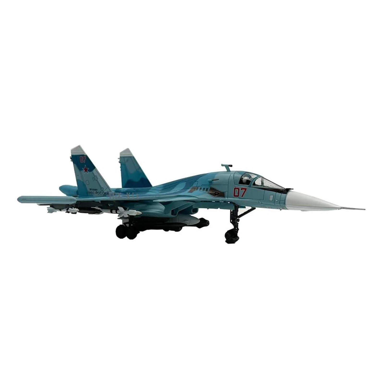1/100 Für russische Suchoi Cy-34 SU-34 Fighter Sammler Vitrine Geschenk Enthusiasten