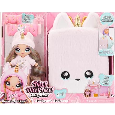 Na Na Na Surprise 3-in-1 Backpack Bedroom Unicorn Playset Cover