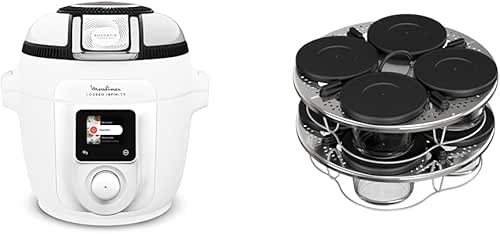 LOT Moulinex Cookeo Infinity, Air fryer + multicuiseur sous pression,